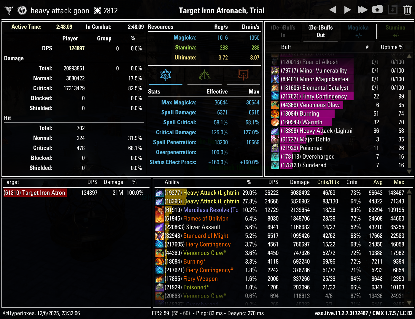 CMX Parse - Null Arcanist