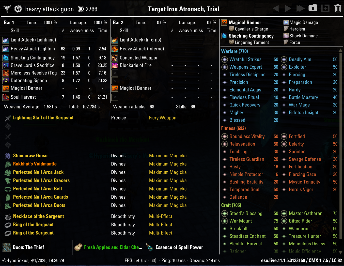 CMX Setup - Null Arcanist