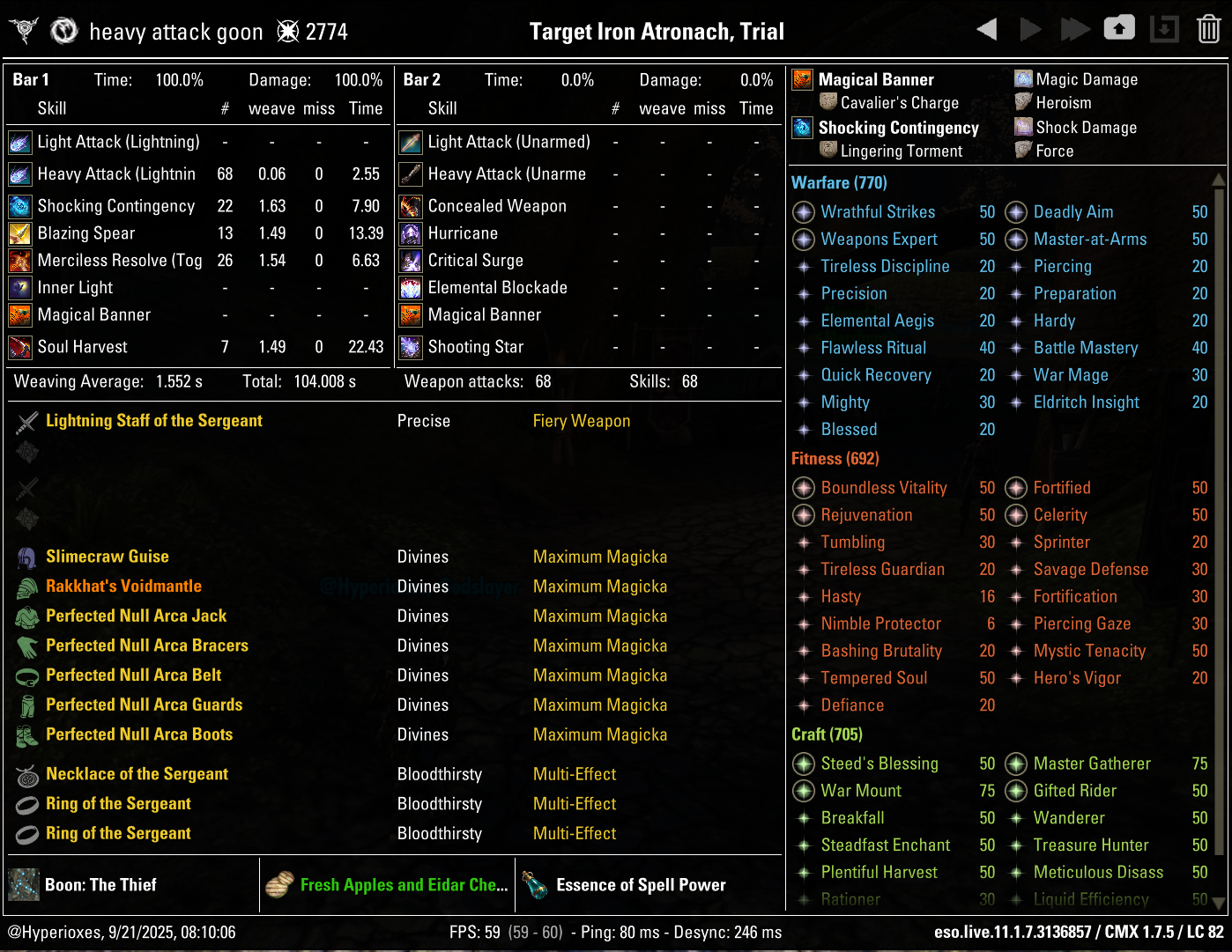CMX Setup - Null Arcanist
