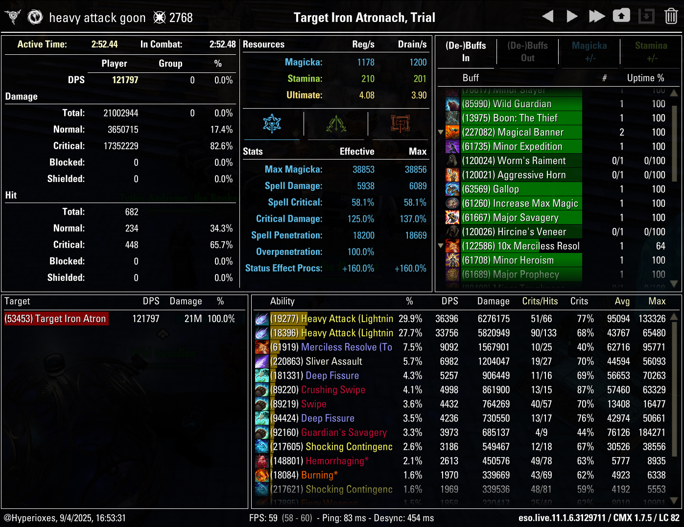 CMX Parse - Null Arcanist