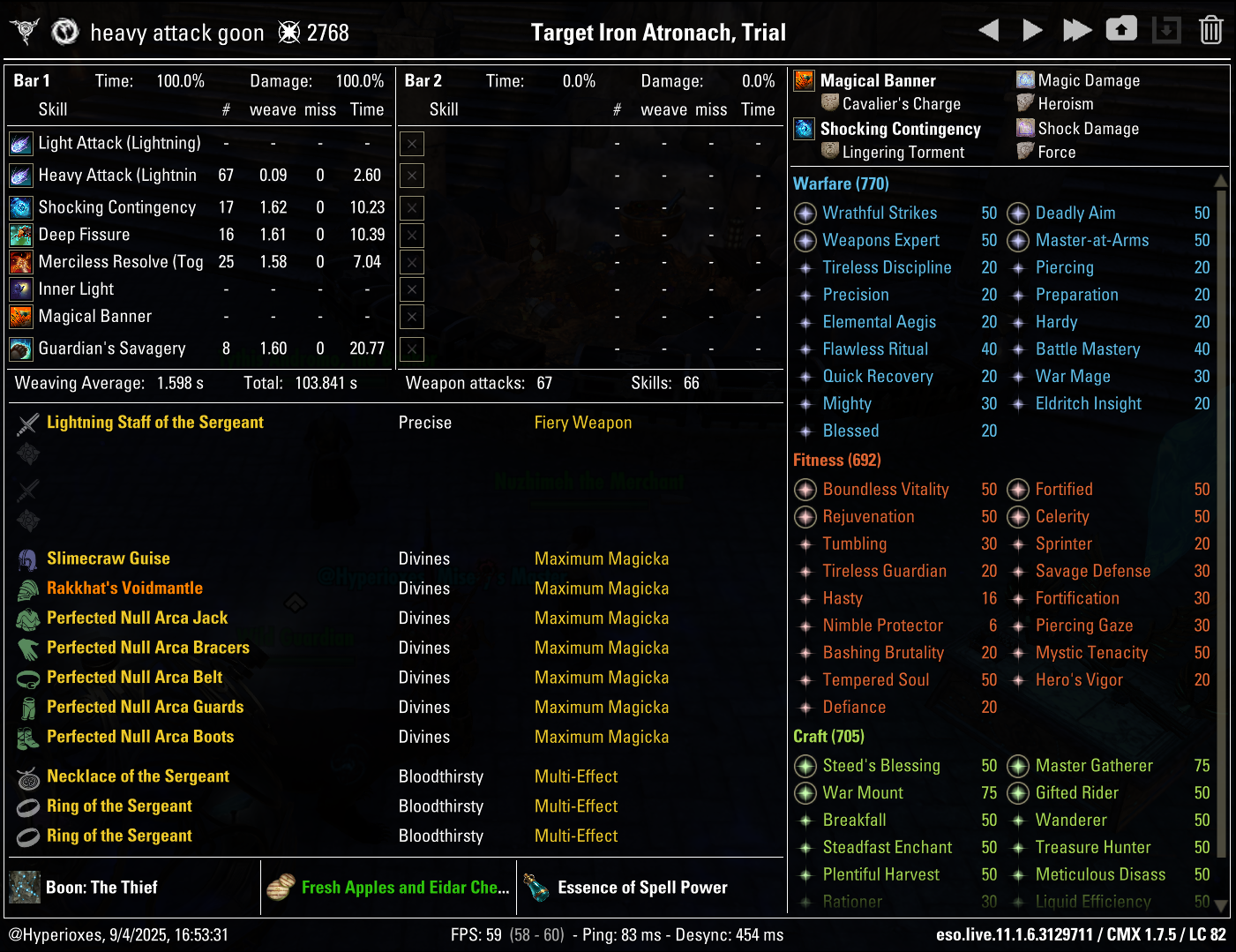 CMX Setup - Null Arcanist
