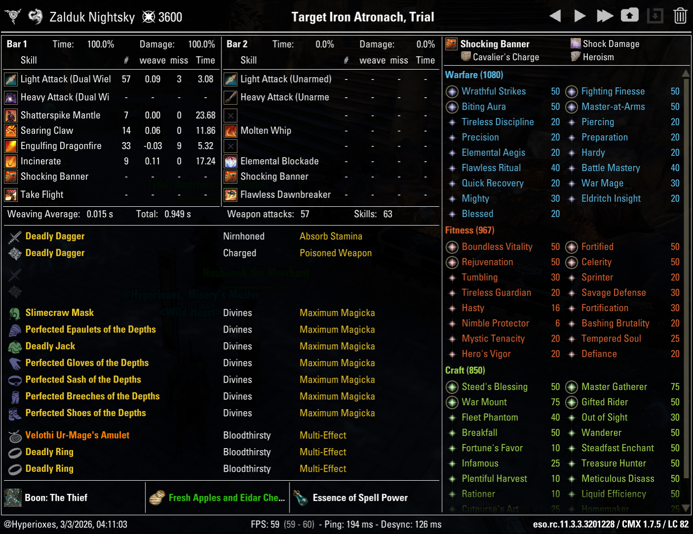 CMX Setup - Whorl of the Depths