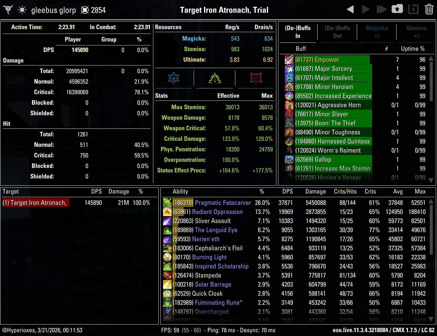 CMX Parse - Aedric Spear