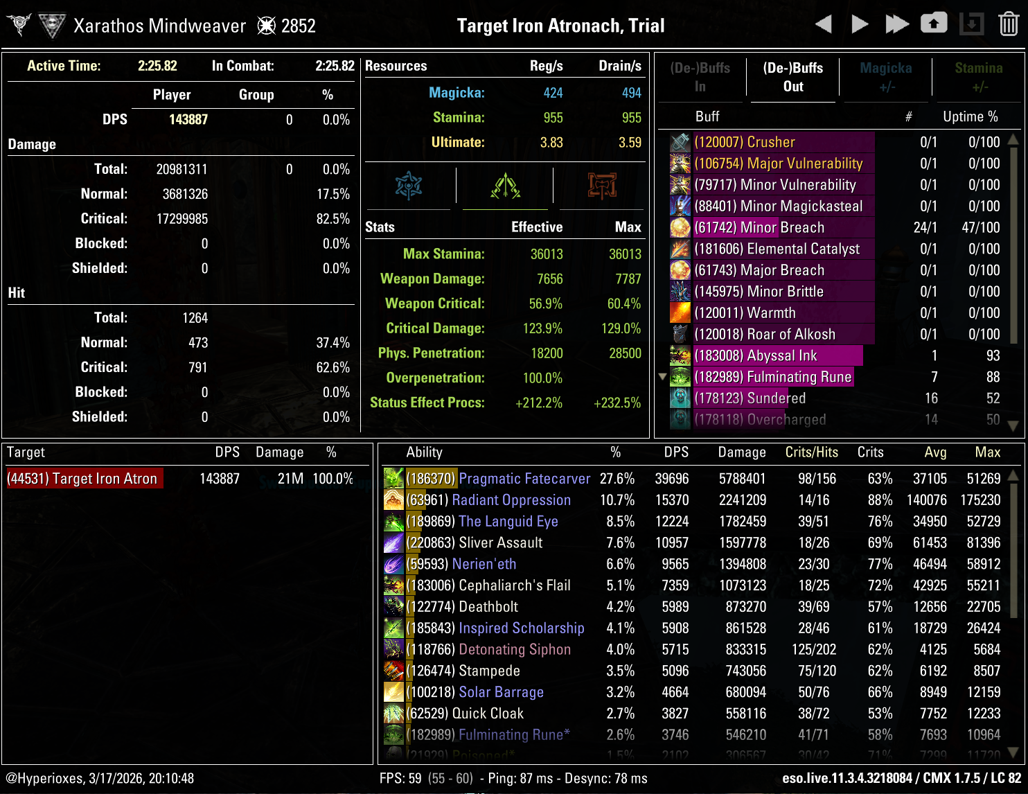 CMX Parse - Grave Lord