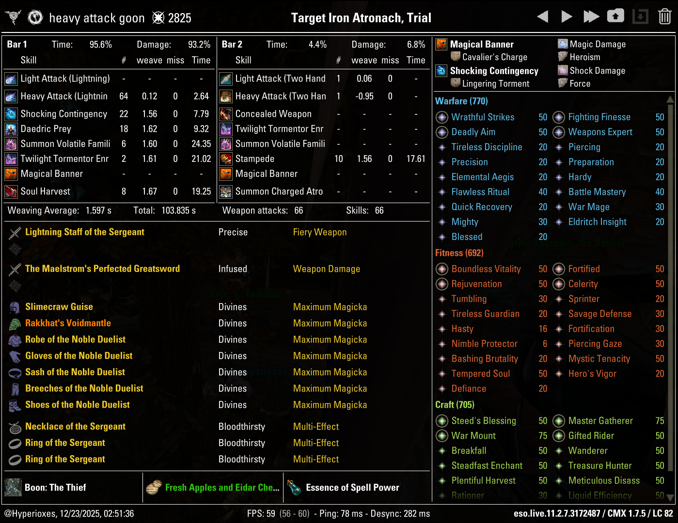 CMX Setup - Noble Duelist