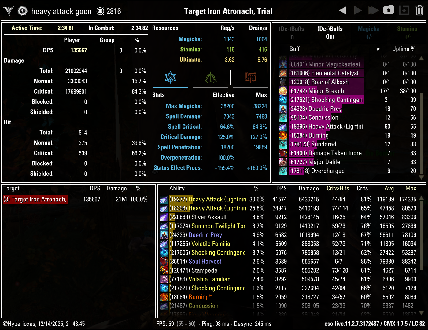 CMX Parse - Null Arcanist