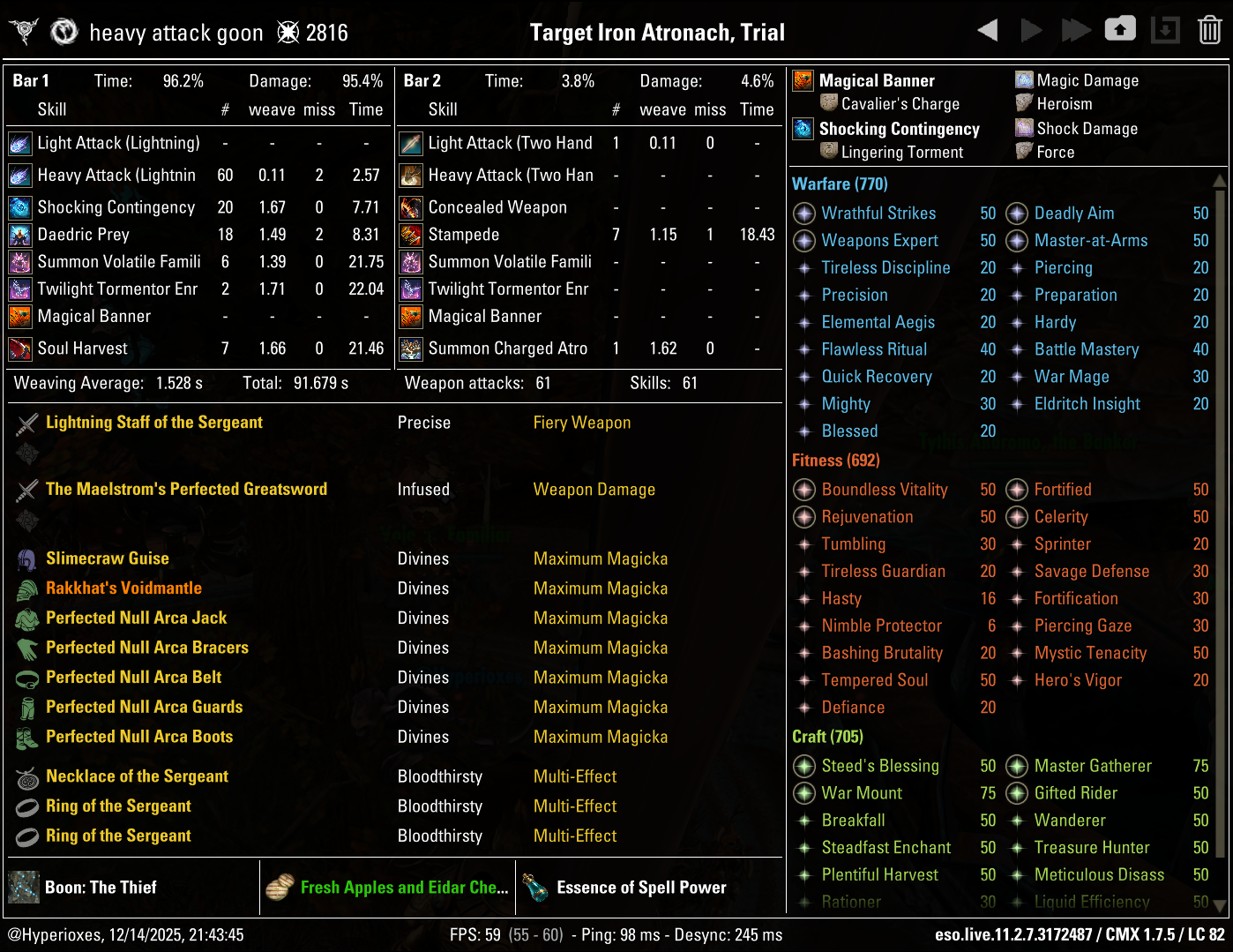 CMX Setup - Null Arcanist