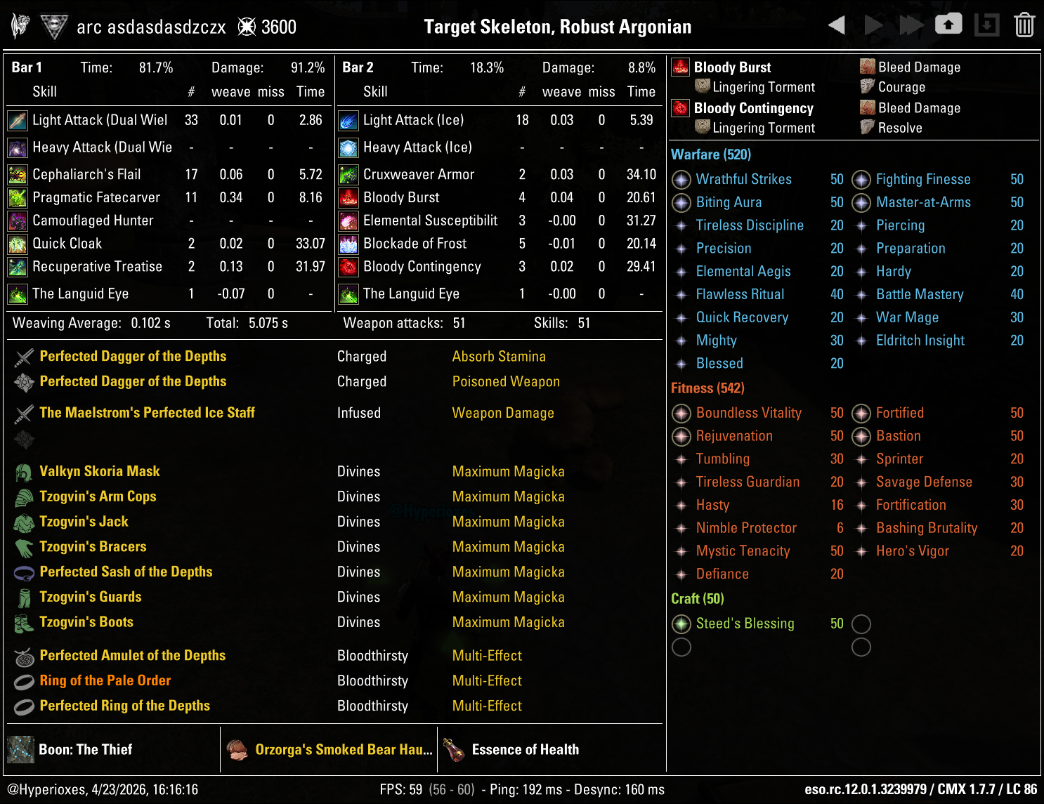Magicka Arcanist Solo CMX Setup - Regular Setup - ESO