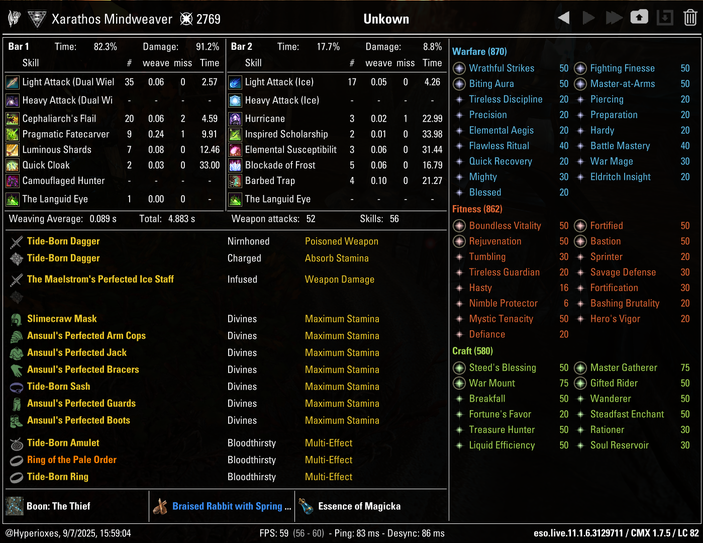 Strongest Subclass Solo CMX Setup - Templar - ESO