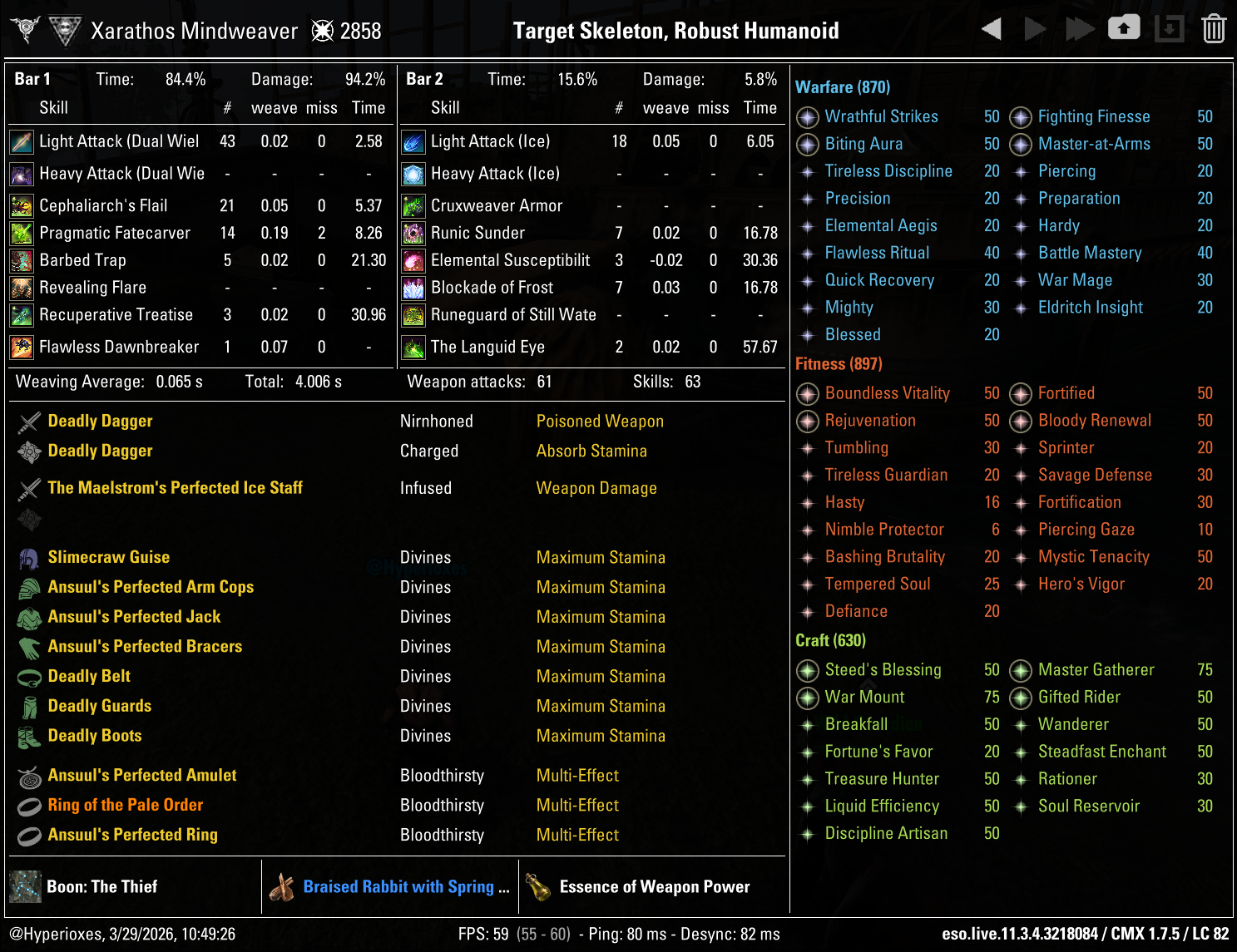 Arcanist Solo CMX Setup - Tanky Setup - ESO