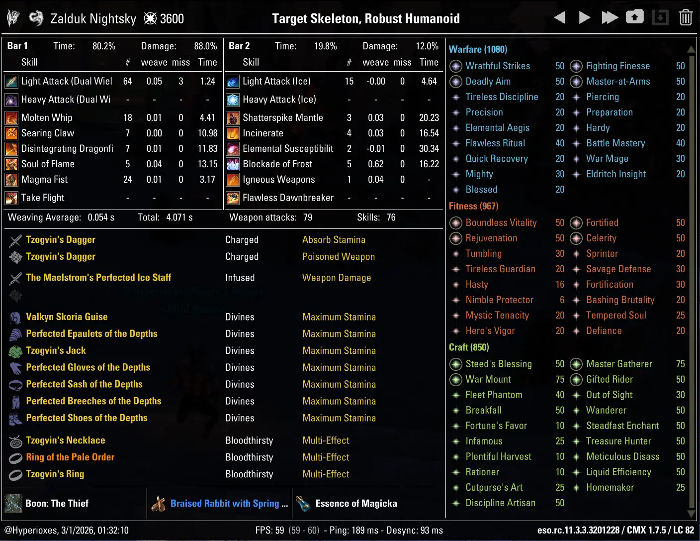 CMX Setup - Full DPS Setup
