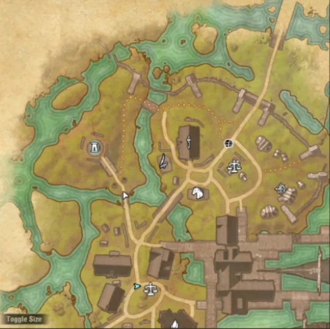 Favor postboard location on map