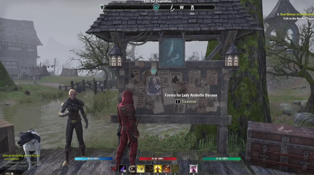 Freerunner's Postboard in Daggerfall