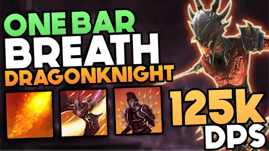 One Bar Breath Dragonknight DPS