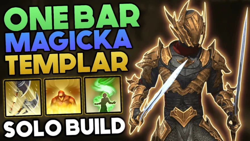 One Bar Magicka Templar Solo