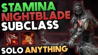 Stamina Nightblade Solo