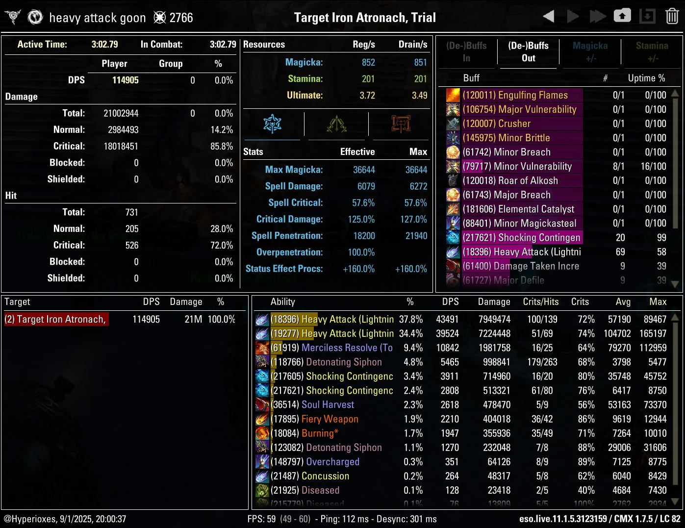 CMX Parse - Deadly Strike