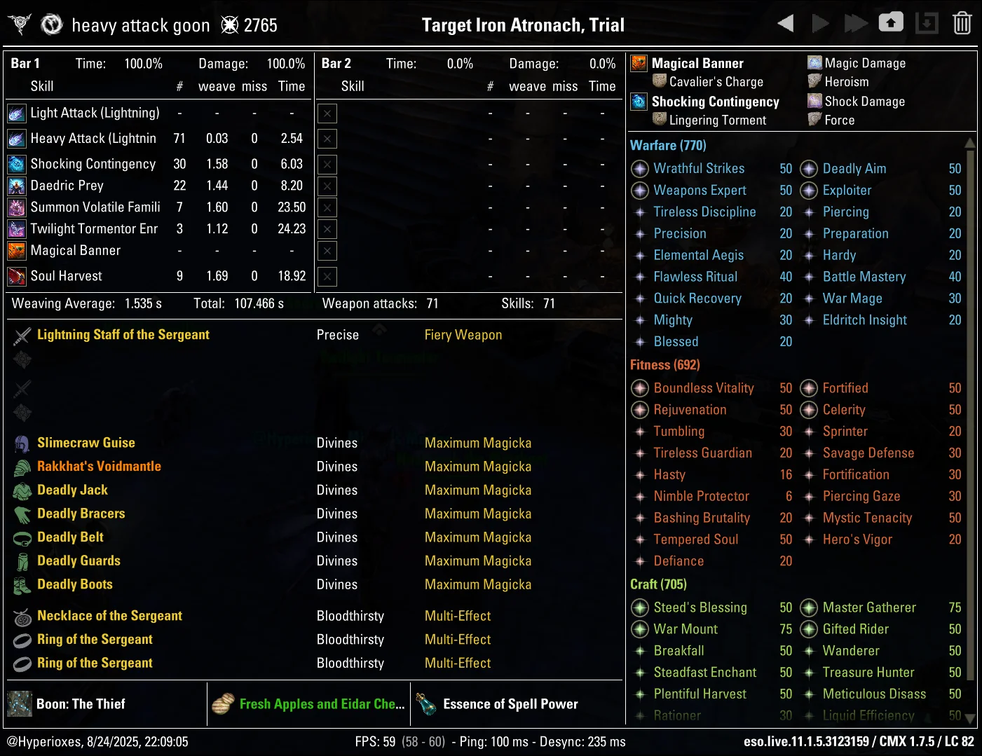 CMX Setup - Deadly Strike