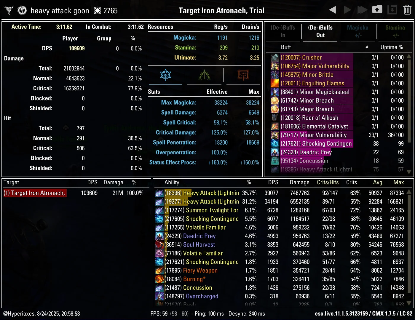 CMX Parse - Storm Master Bad