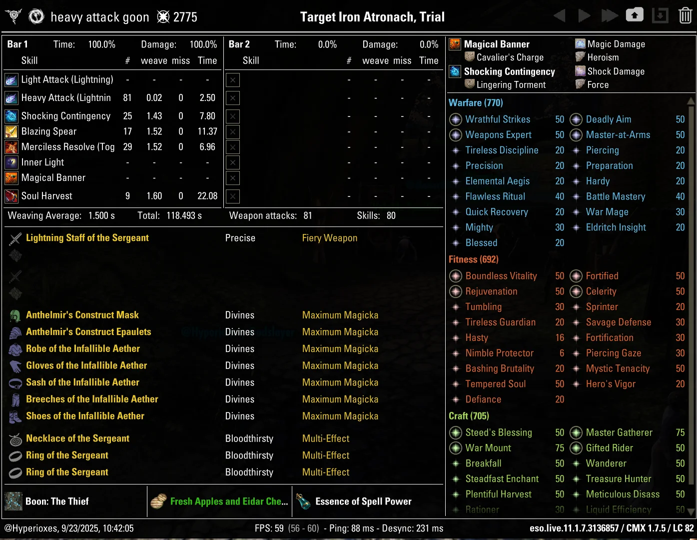 CMX Setup - Anthelmir's Construct