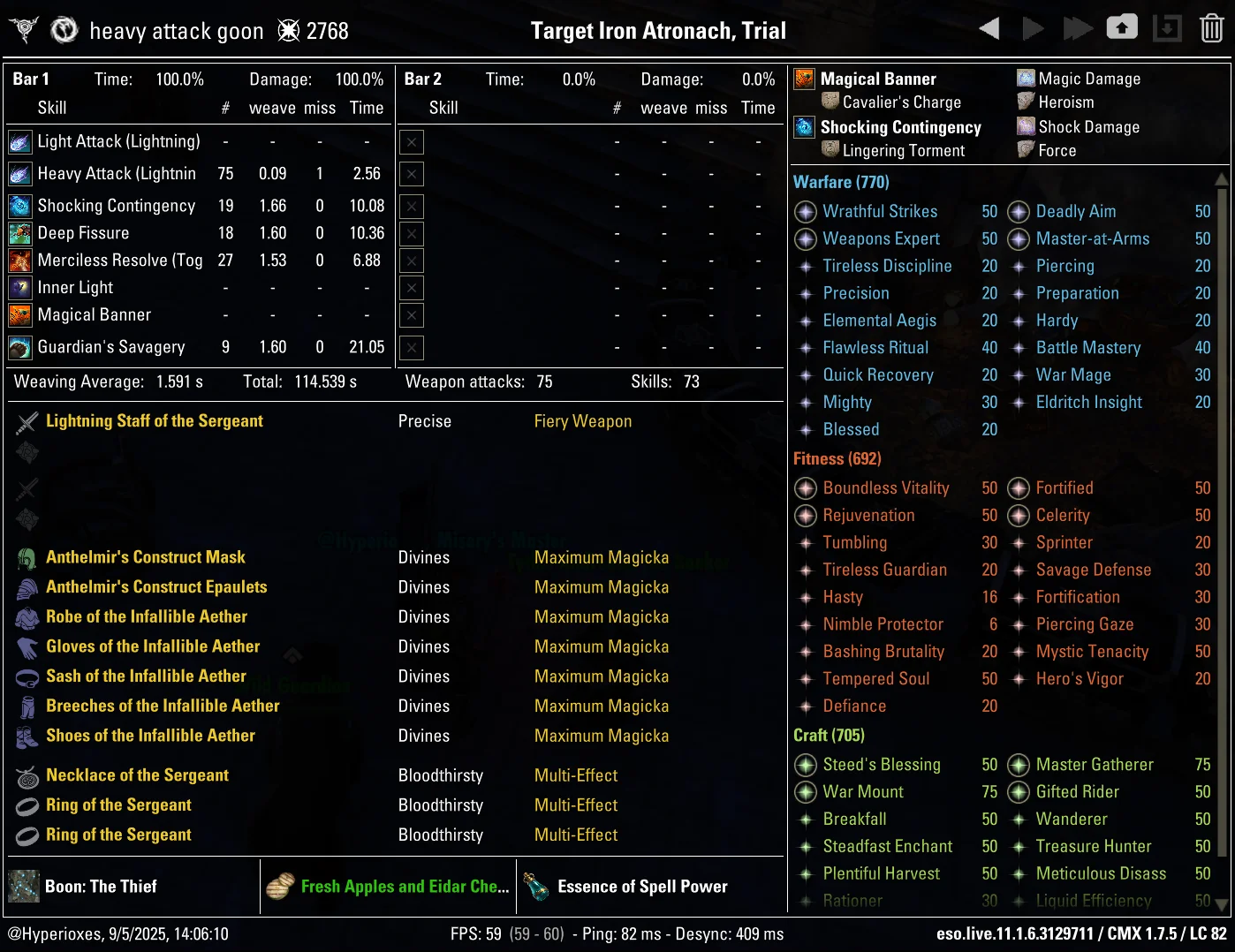 CMX Setup - Anthelmir's Construct