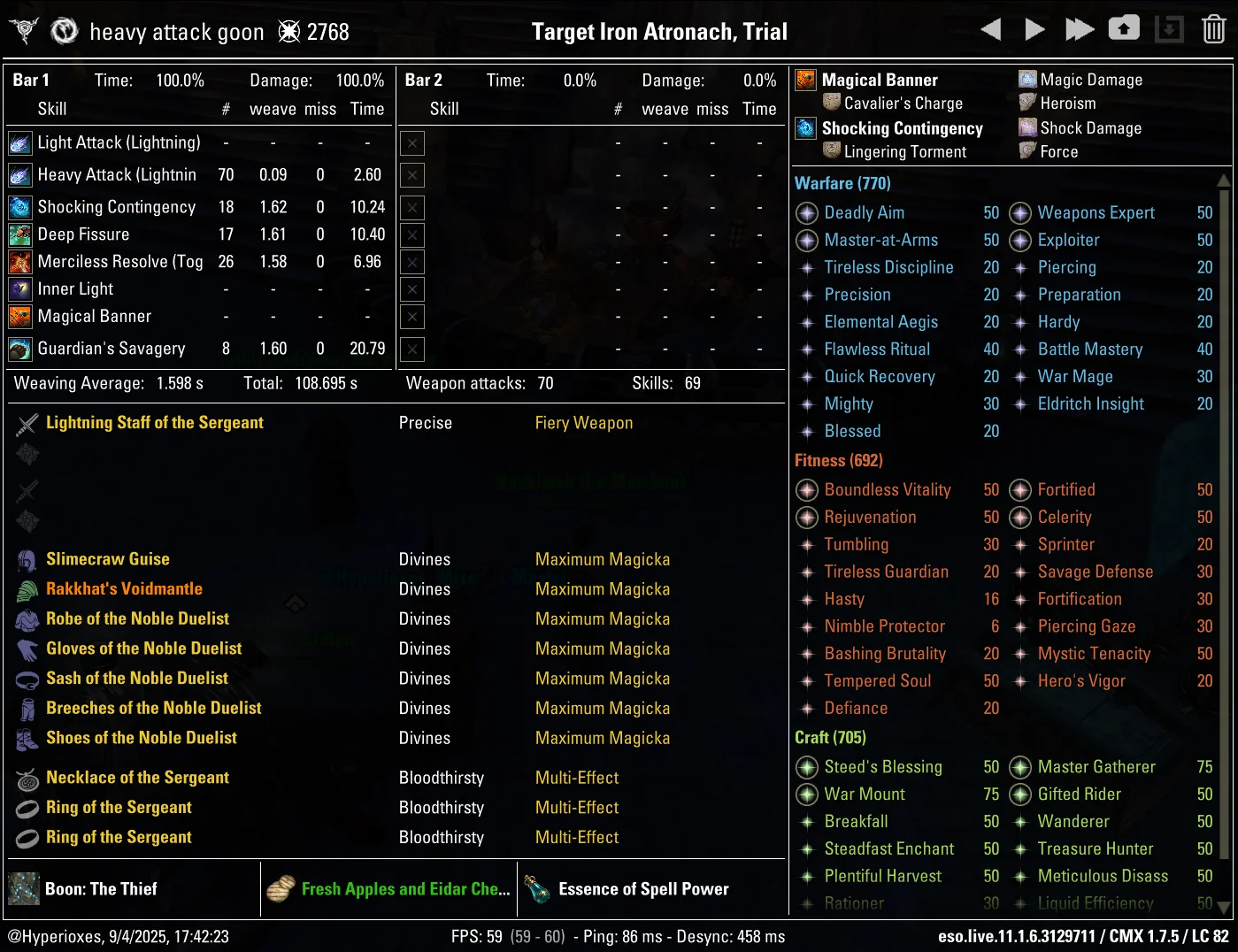 CMX Setup - Noble Duelist