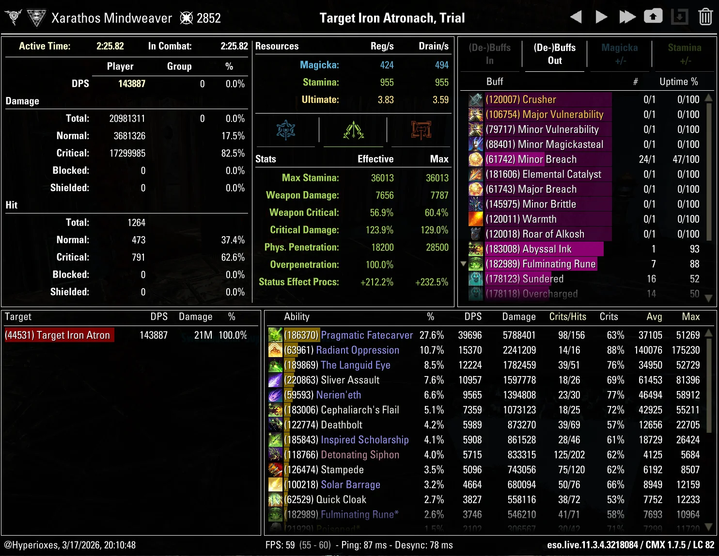 CMX Parse - Grave Lord