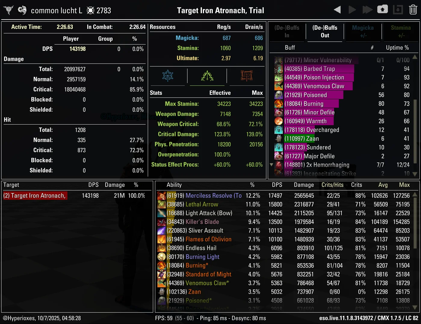 CMX Screenshot