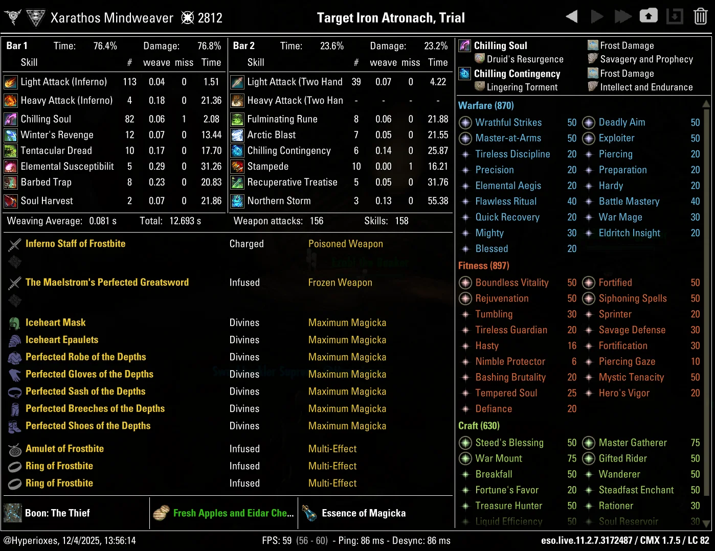 CMX Setup - Inferno Staff