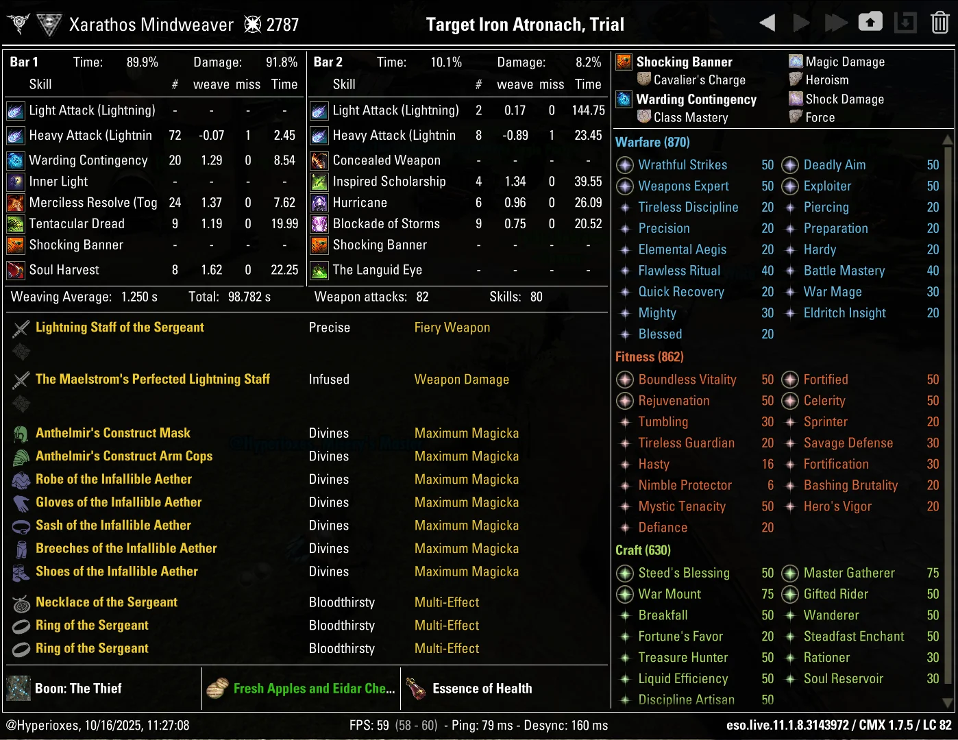 CMX Setup - Anthelmir's Construct