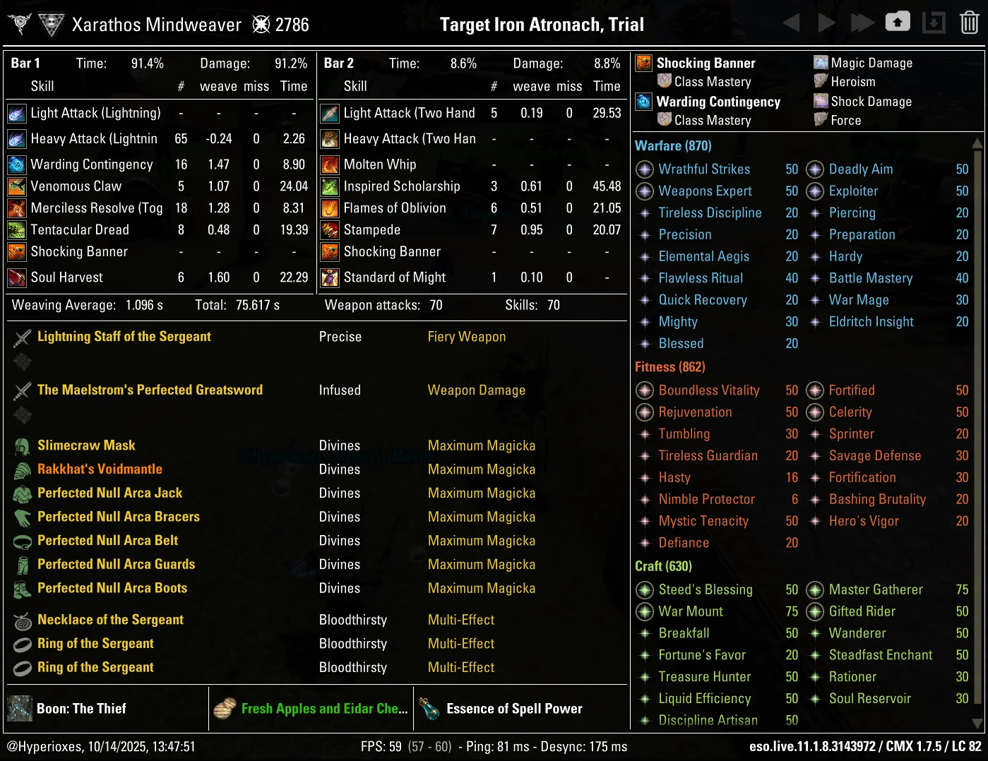 CMX Setup - Ardent Flame
