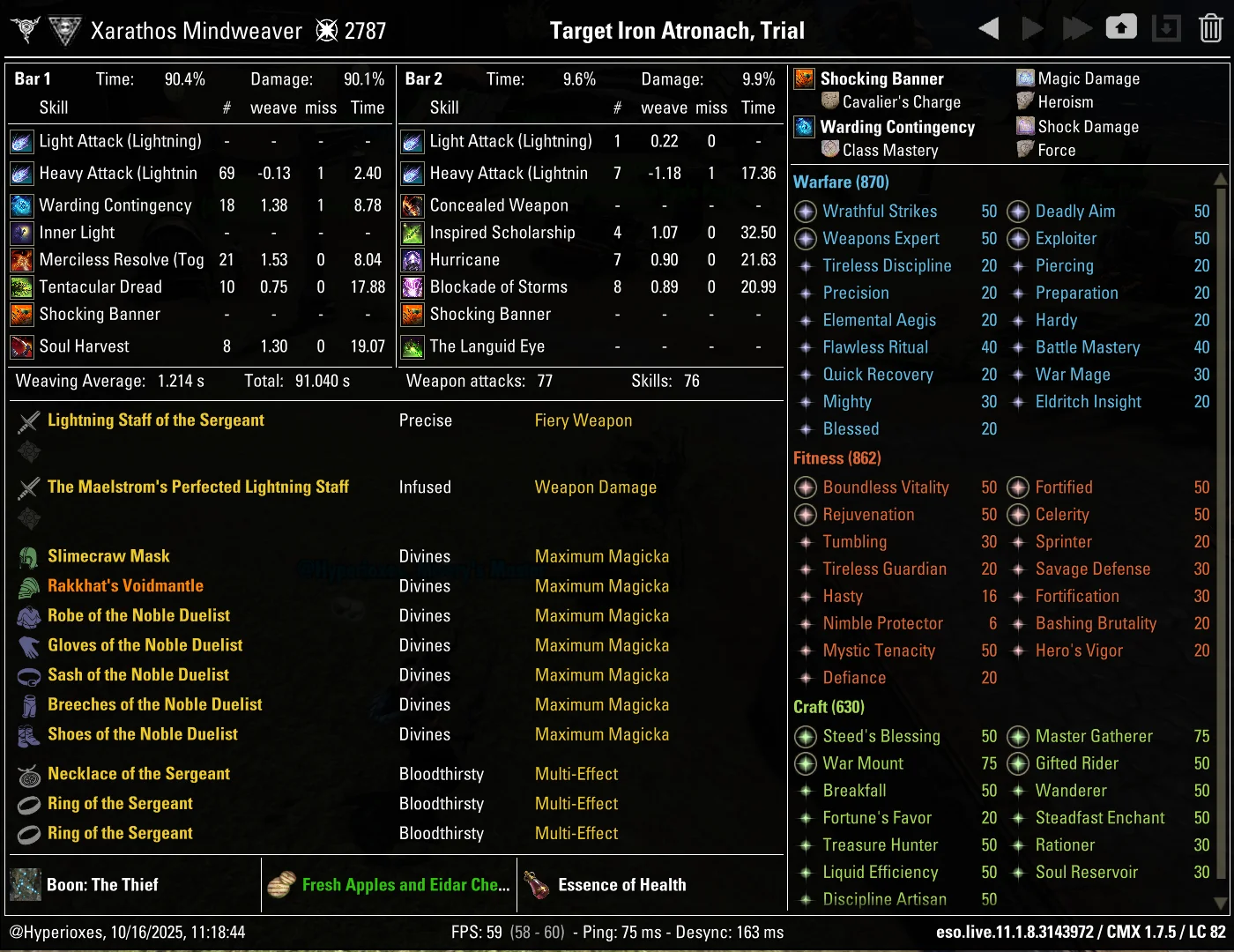 CMX Setup - Noble Duelist