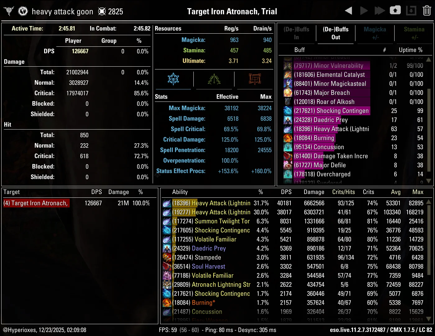 CMX Parse - Infallible Aether