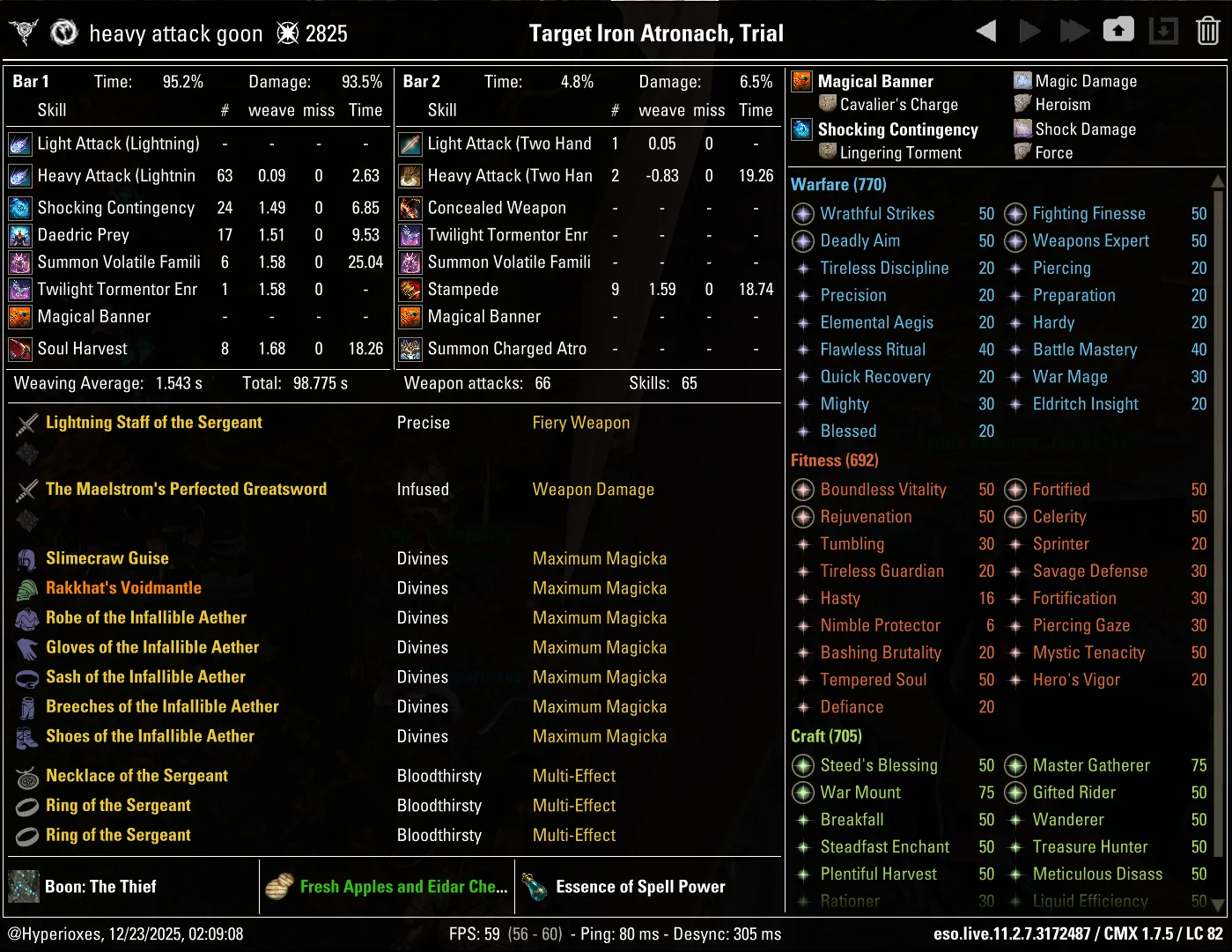 CMX Setup - Infallible Aether