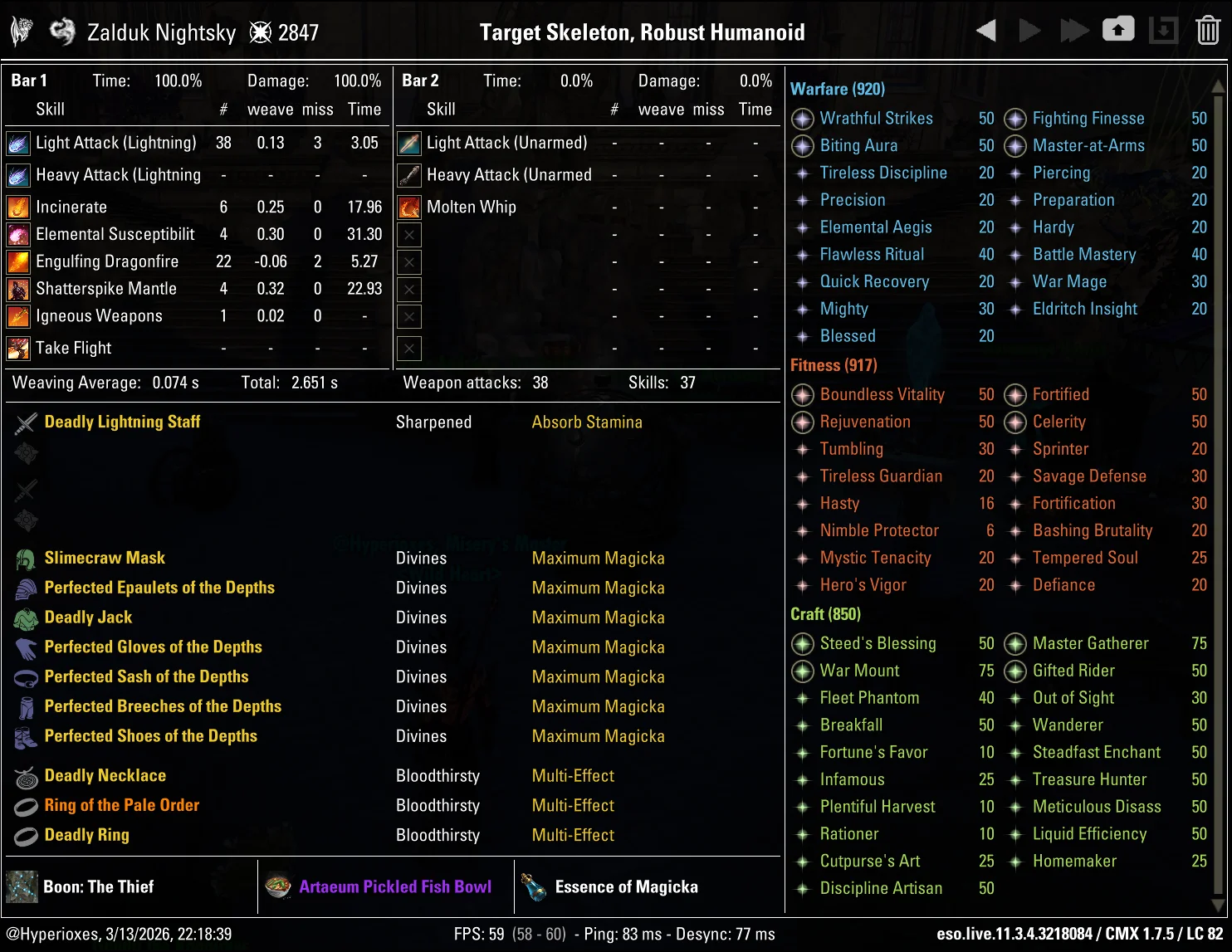CMX Setup - Full Damage