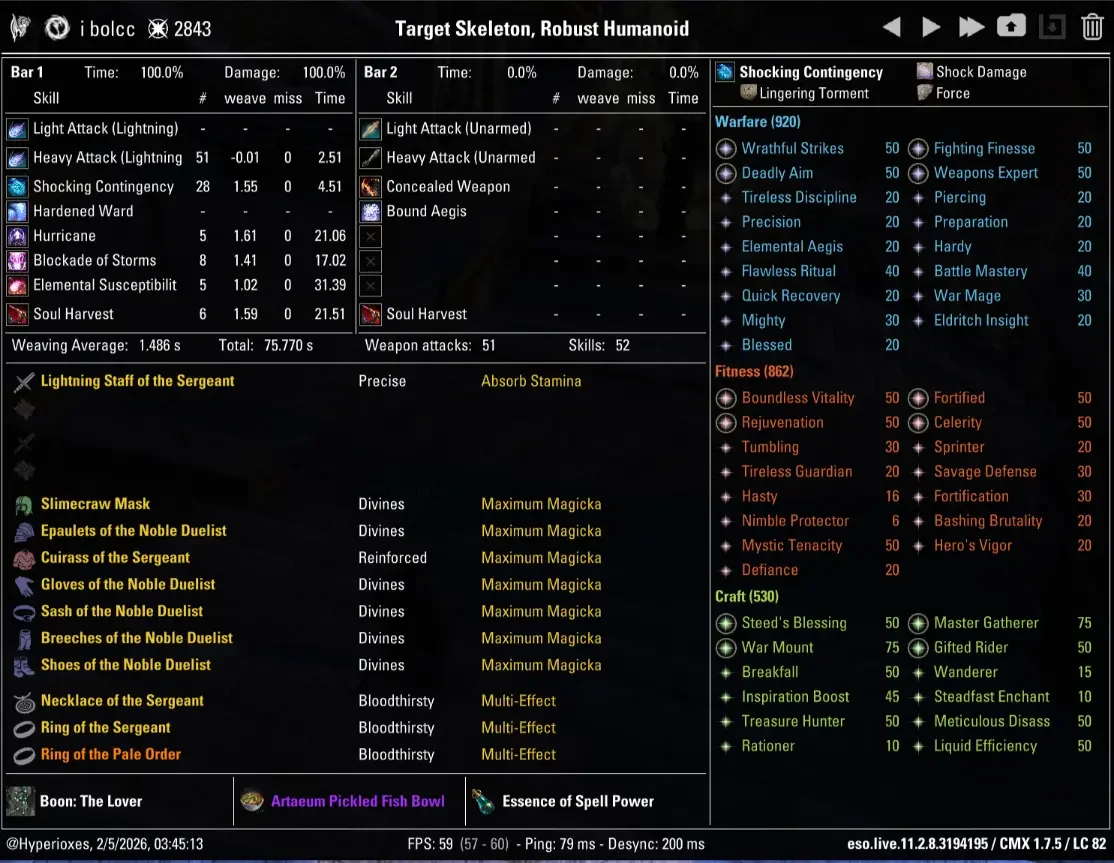 One Bar Heavy Attack Solo CMX Setup - Daedric Summoning Setup - ESO