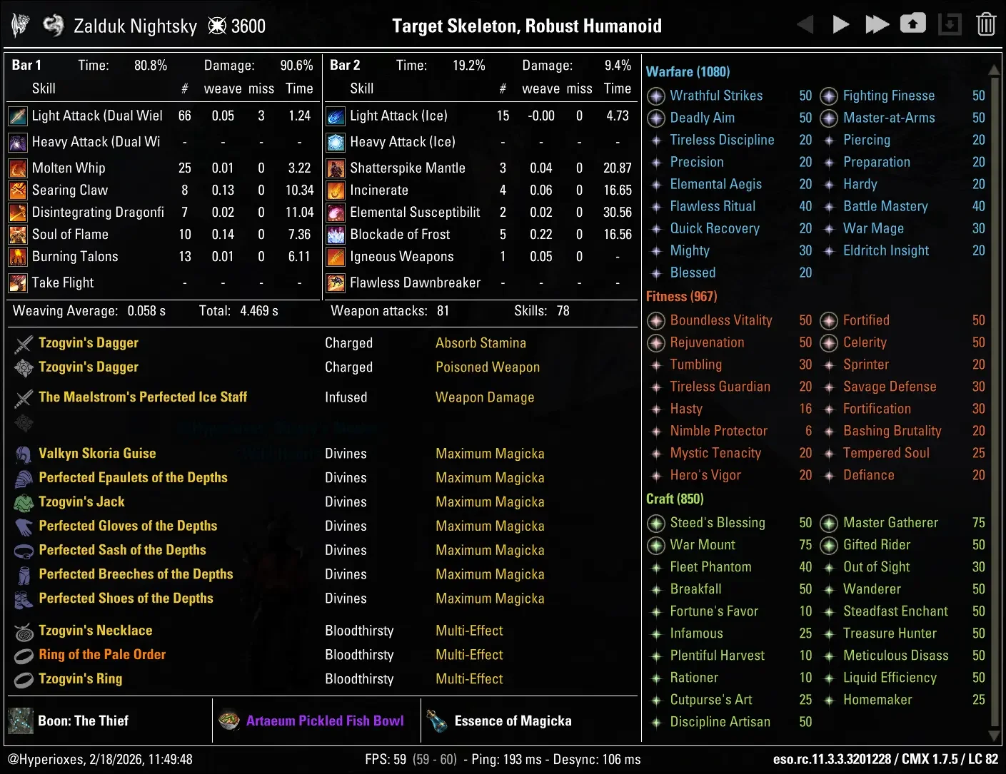 CMX Setup - Full DPS Setup