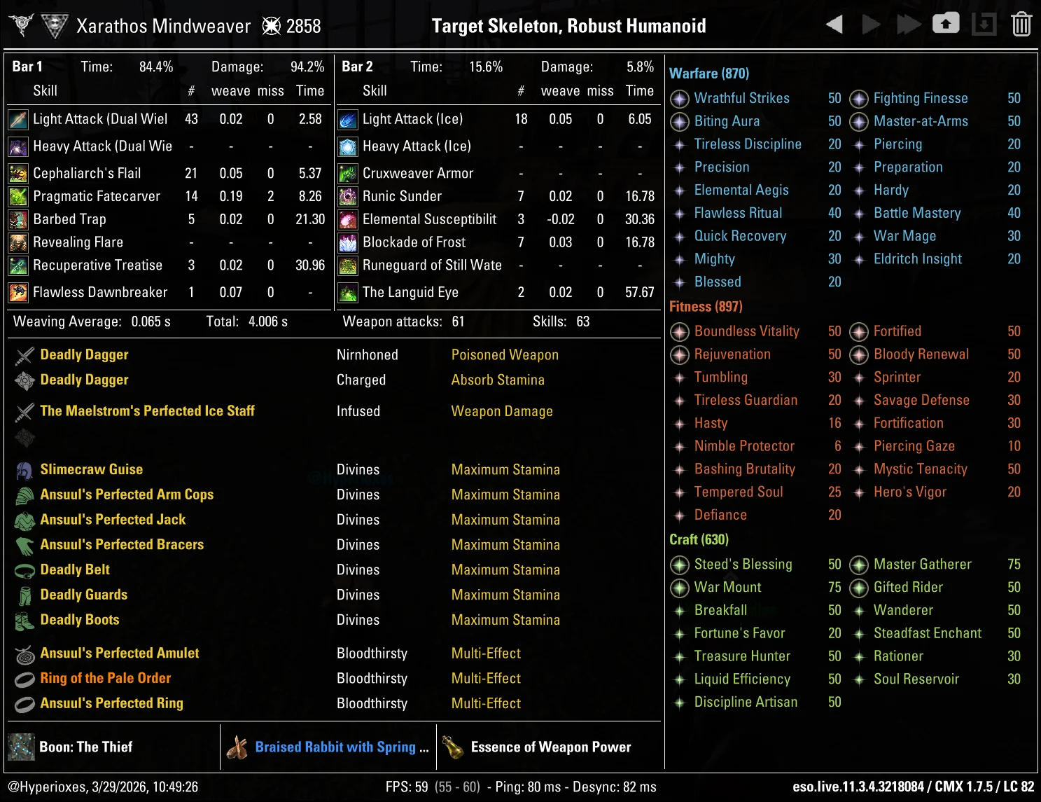 Arcanist Solo CMX Setup - Tanky Setup - ESO