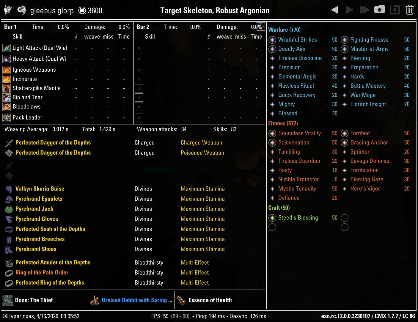 CMX Setup - Dragonknight