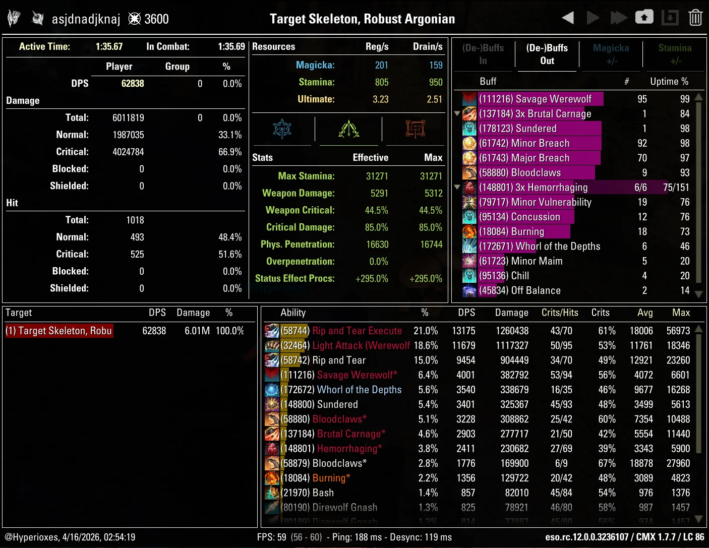 CMX Parse - Nightblade
