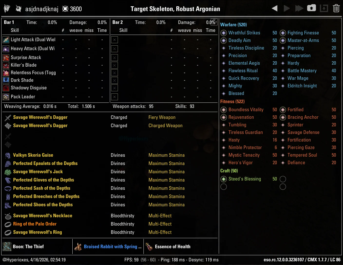 CMX Setup - Nightblade