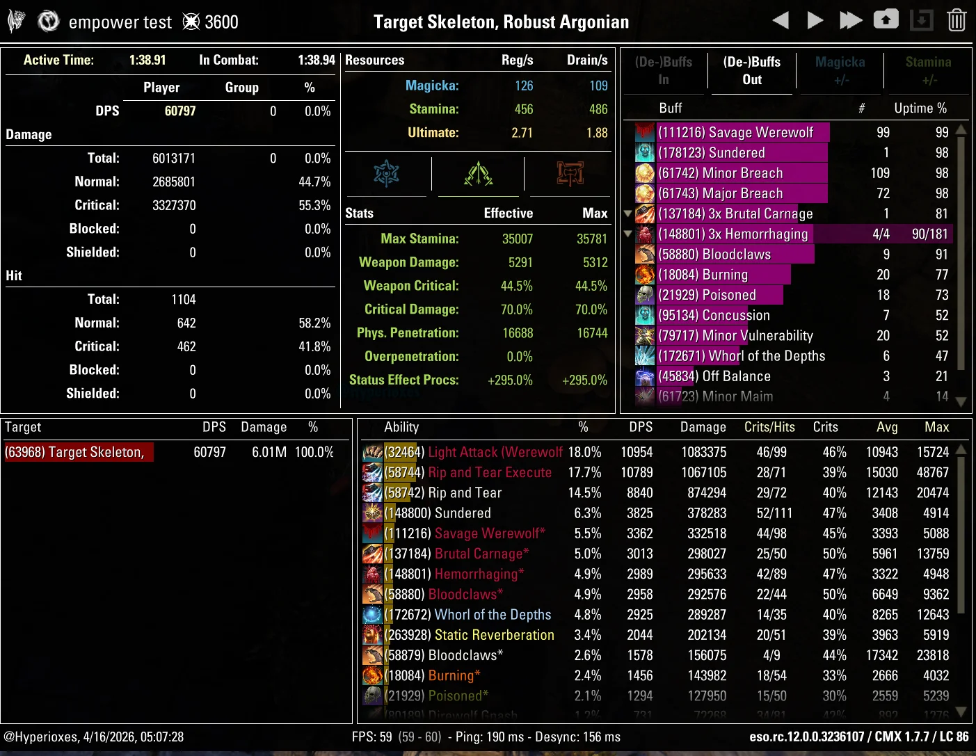 CMX Parse - Sorcerer