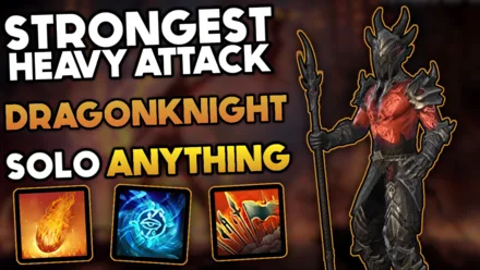 Heavy Attack Dragonknight Solo