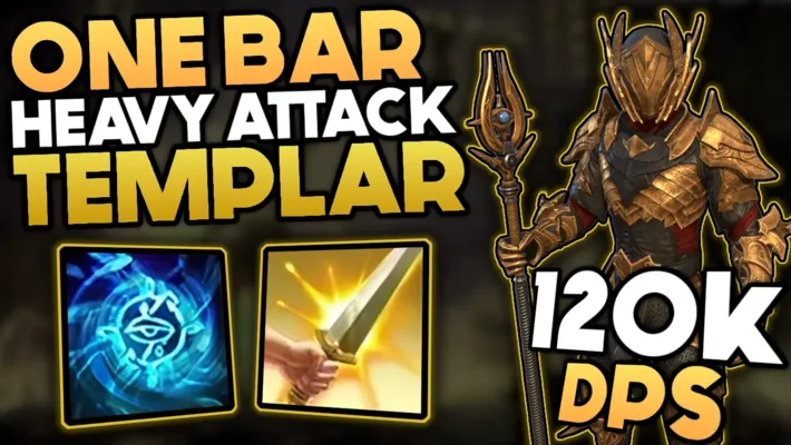 One Bar Heavy Attack Templar Subclass DPS