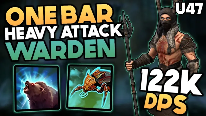 One Bar Heavy Attack Warden Subclass DPS