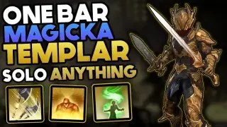 One Bar Magicka Templar Solo Guide and Build