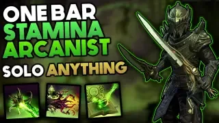 One Bar Stamina Arcanist Solo Build and Guide