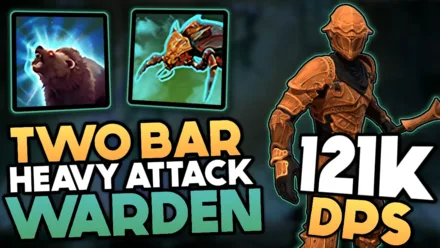 Heavy Attack Warden PvE 121k DPS