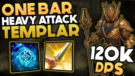 One Bar Heavy Attack Templar Subclass DPS