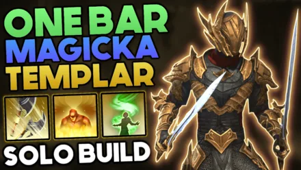 One Bar Magicka Templar Solo